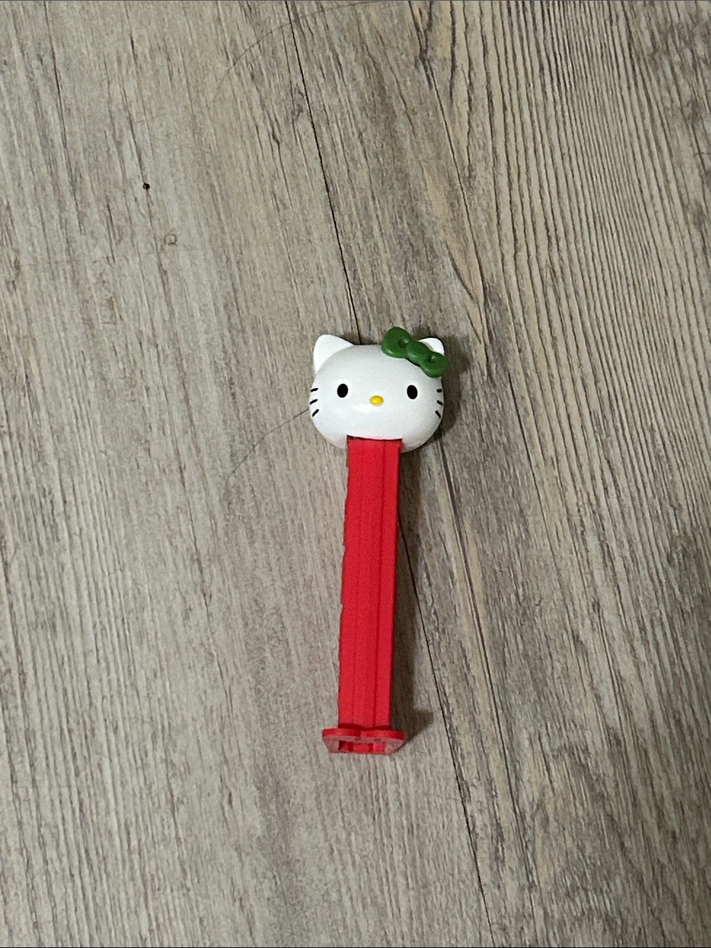 Hello Kitty Red PEZ Candy Dispenser with Green Bow - Kids Collectible